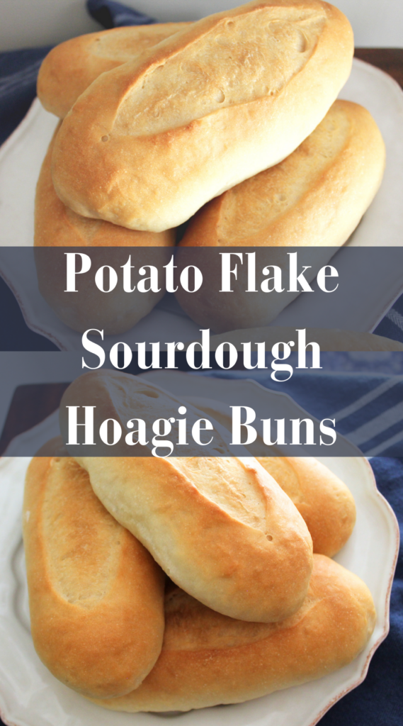 potato flake sourdough hoagie buns