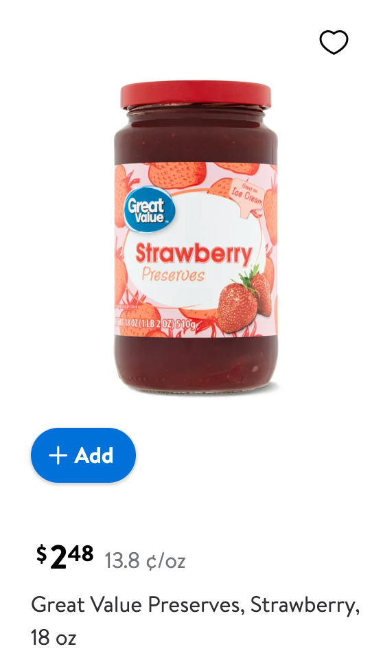 great value stock photo of strawberry jam