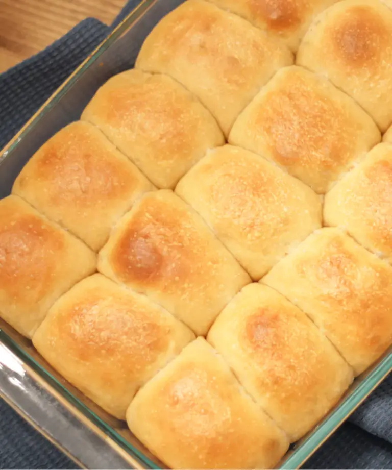 Hawaiian Rolls in baking dish