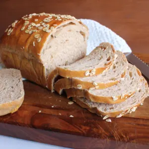 sliced wheat loaf