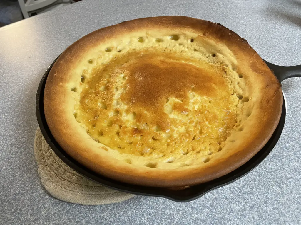 cooked dutch baby