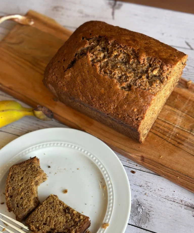 potato flake sourdough banana bread