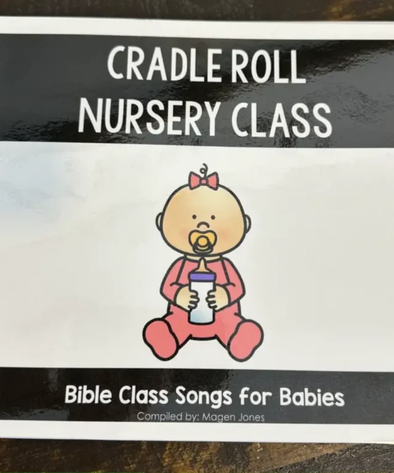Cradle Roll Nursery Class Book