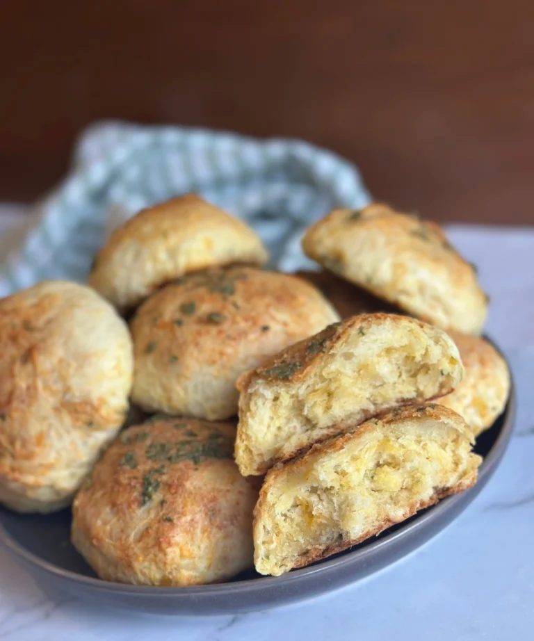 Potato Flake Sourdough Cheddar Biscuits