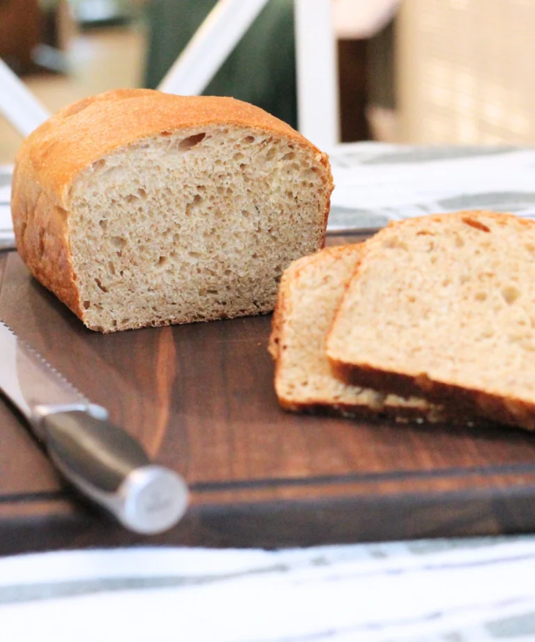 Potato Flake Sourdough Bread with Freshly Milled Flour