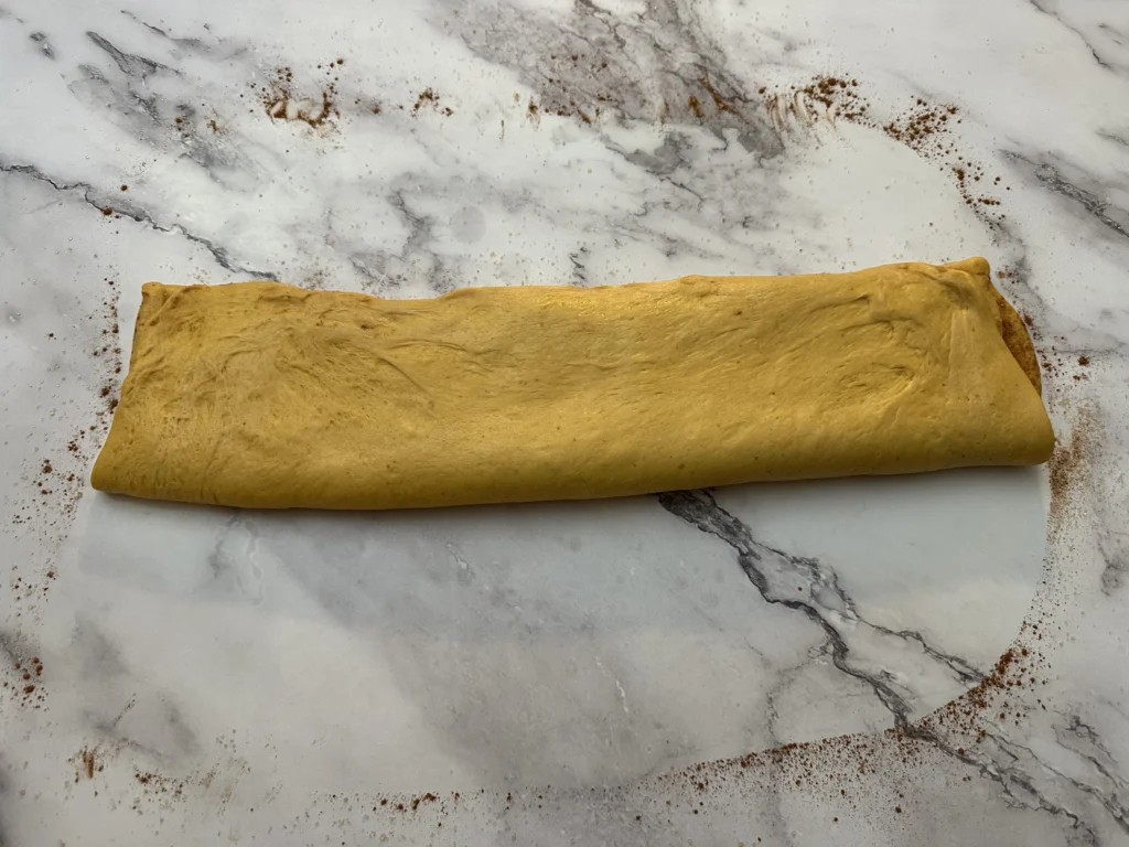 potato flake sourdough pumpkin shaping