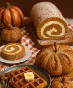 fall potato flake sourdough pumpkin recipes pin image