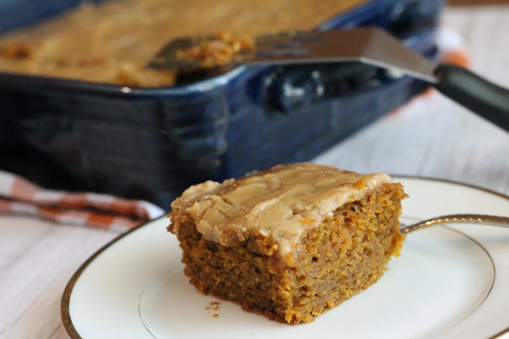 potato flake sourdough pumpkin bars