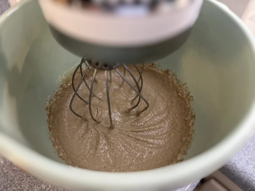 whipping butter and sugar