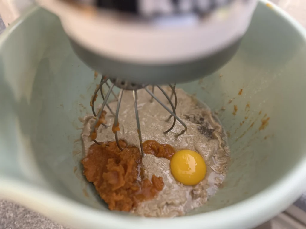 add the rest of the wet ingredients