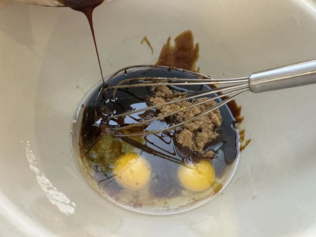 mixing wet ingredients