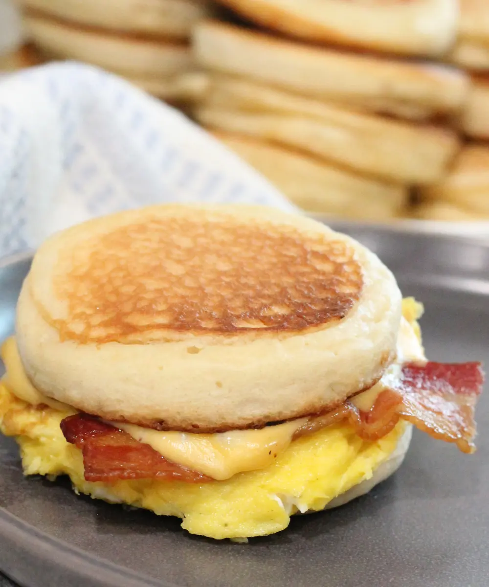 Potato Flake Sourdough McGriddle-Style Sandwiches