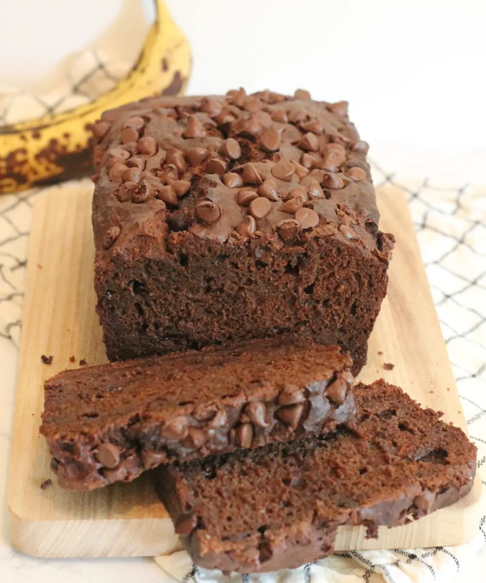 The Best Potato Flake Sourdough Chocolate Banana Bread