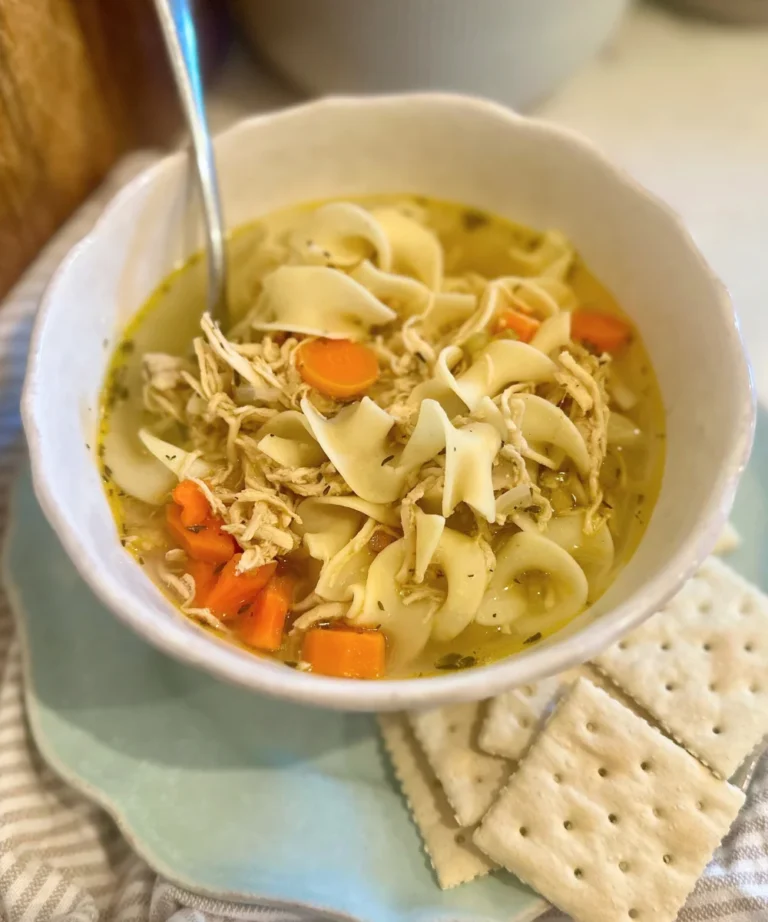 Easy Homemade Chicken Noodle Soup (Stovetop or Instant Pot)