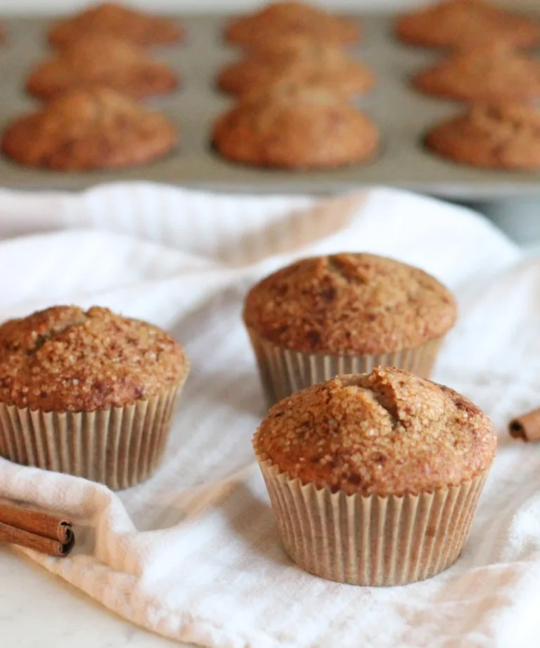 Potato Flake Sourdough Cinnamon Sugar Muffins