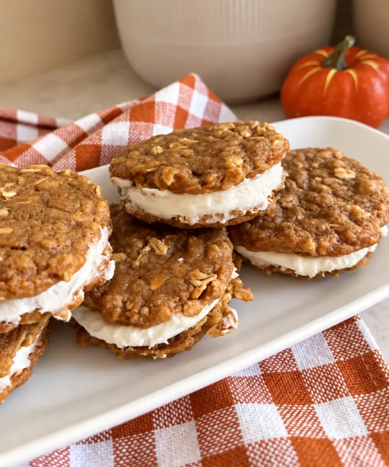 Potato Flake Sourdough Pumpkin Oatmeal Cream Pies